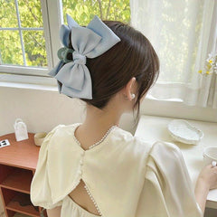 Oversize Bowknot Hair Claw Clip Strong Hold Hair Jaw Clip