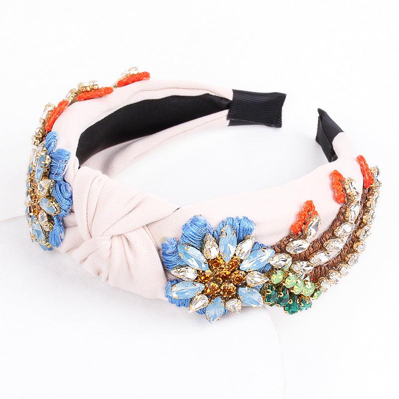 Crystal Headband Women Hair Accessories Flower Hairband