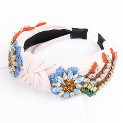 Crystal Headband Women Hair Accessories Flower Hairband