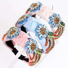 Crystal Headband Women Hair Accessories Flower Hairband