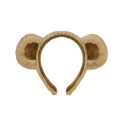 Plush Bear Ears Headband for Women Girls