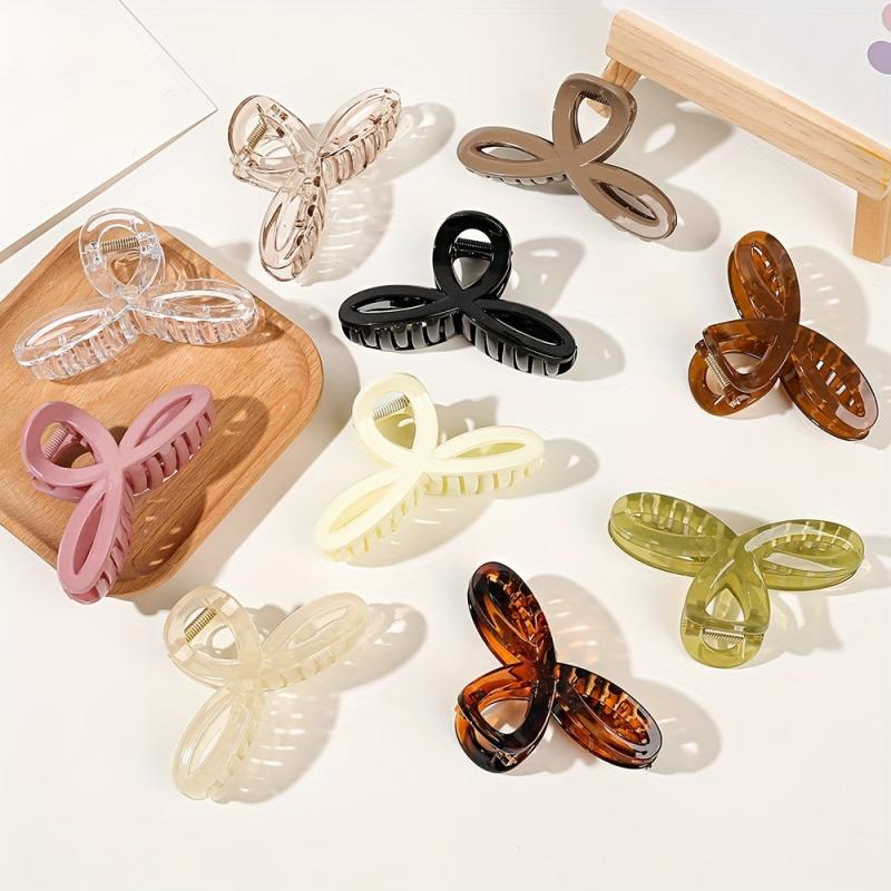 Classic Clover Hair Claw Jelly Hair Clip for Women