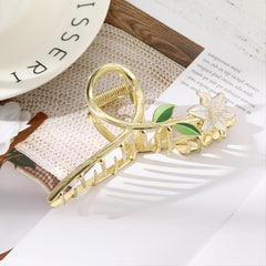 Metal Lily Flower Hair Clip for Women Girls Hair Accessories