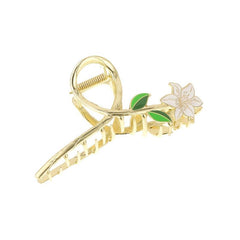 Metal Lily Flower Hair Clip for Women Girls Hair Accessories