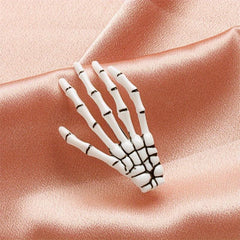Y2K Skeleton Hand Bone Hair Clip Halloween Hair Slides for Women Girls