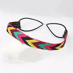 Colorful Woven Hair Tie Band Bohemian Headband