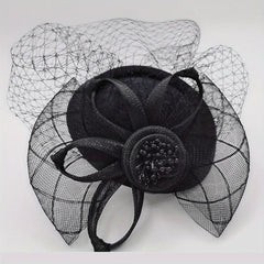 Women Flower Hair Clip Birthday Horce Racing Wedding Hat Derbyhat Church