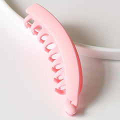 Vintage Solid Hair Claw Banana Clip Ponytail Hair Clip