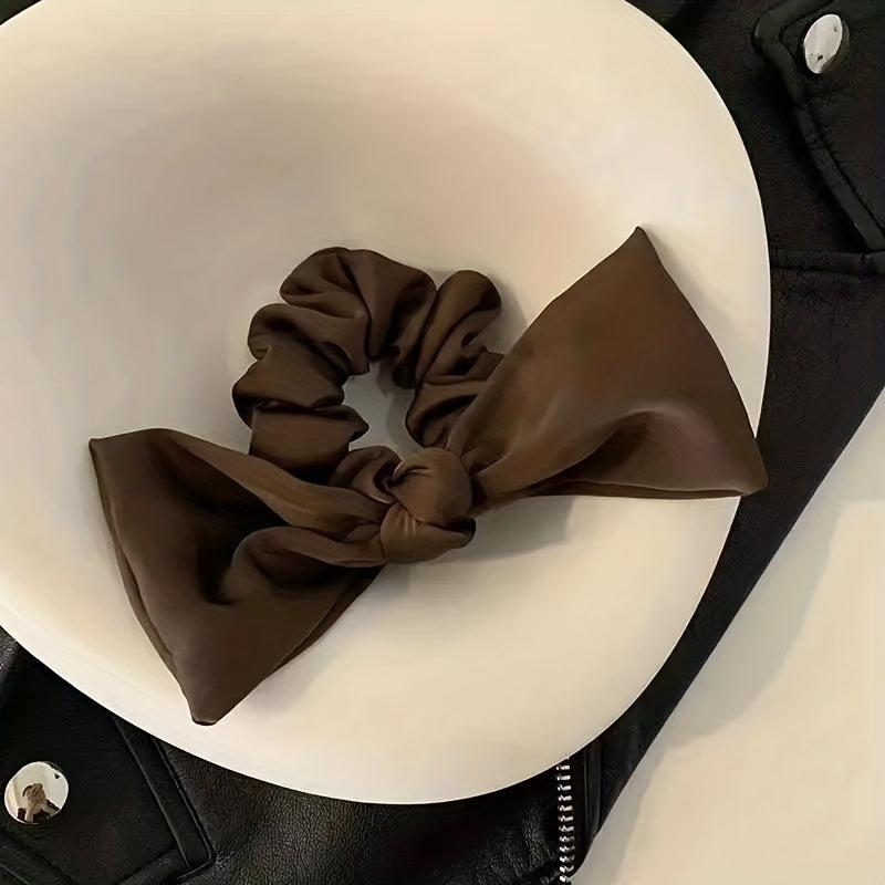 3pcs Satin Bow Scrunchies Hair Tie Style Hair Rope Girls Accessories