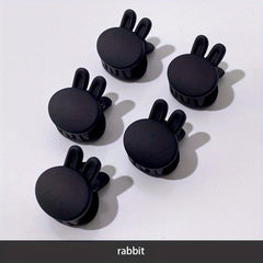 5pcs Small Flower Head Claw Female Side Clip Hair Accessories