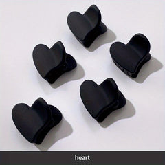 5pcs Small Flower Head Claw Female Side Clip Hair Accessories