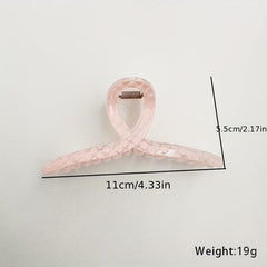 Solid Hair Claw Style Hair Claw Sweet Ponytail Holder Shark Claw Women Girls Hai