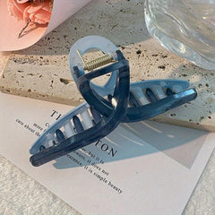Solid Hair Claw Style Hair Claw Sweet Ponytail Holder Shark Claw Women Girls Hai
