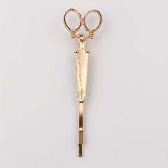 Scissors Shape Hair Clip Bobby Pin Metal Side Clip Hair Accessories for Women