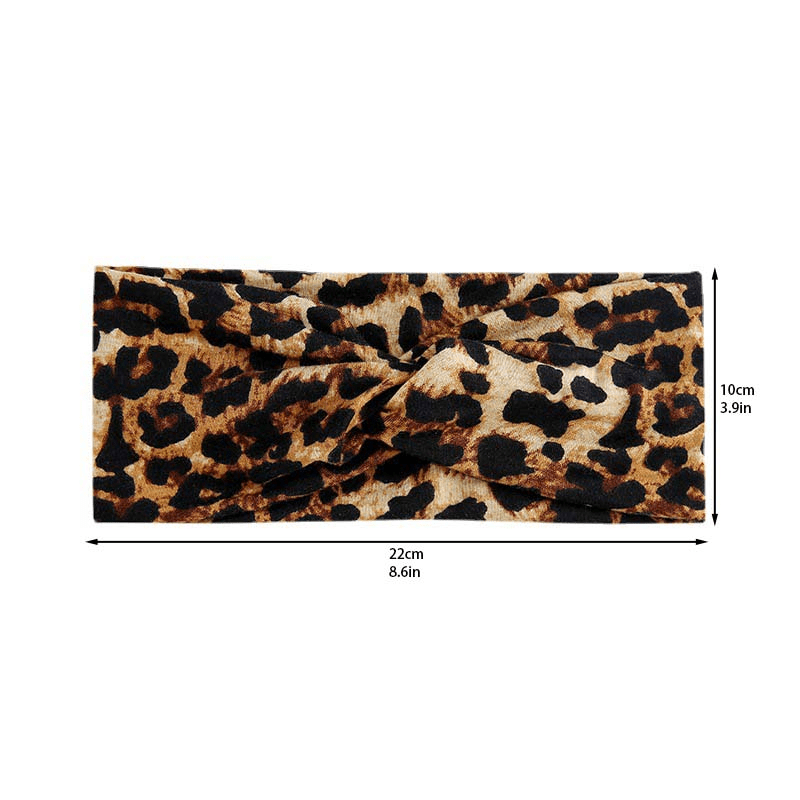Cross Kont Headband For Women Girls Elastic Sweat Absorbent Headwear