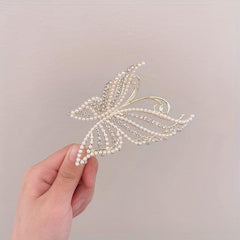 3pcs Pearl Butterfly Hair Clip for Women