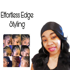 Large Wig Grip Band Satin Headband for Lace Front Wigs