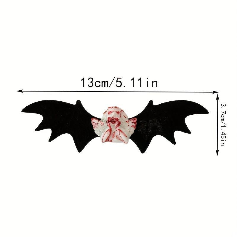 Halloween Hair Clip Bat Skull Duck Billed Clip Women Girls Party Cosplay Costume