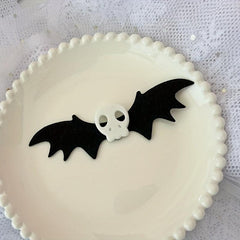 Halloween Hair Clip Bat Skull Duck Billed Clip Women Girls Party Cosplay Costume