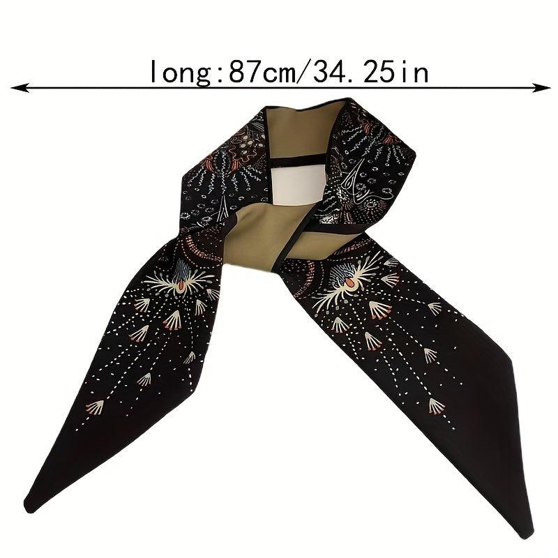 Scarf Hair Tie Soft Hair Band Neckerchief Hair Accessories For Women Girls
