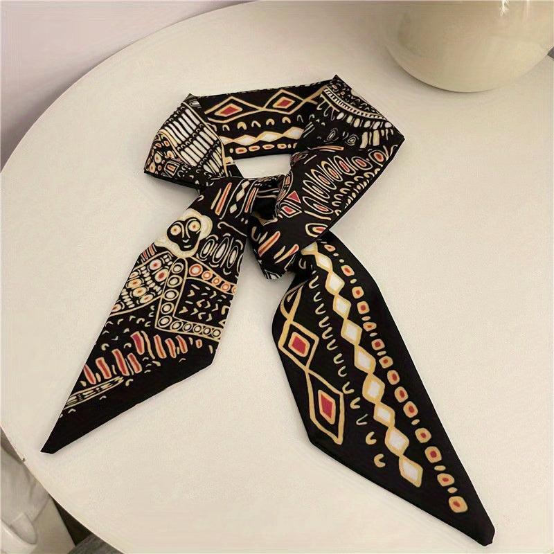 Scarf Hair Tie Soft Hair Band Neckerchief Hair Accessories For Women Girls