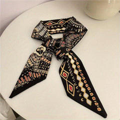 Scarf Hair Tie Soft Hair Band Neckerchief Hair Accessories For Women Girls