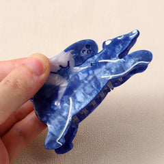 Acetate Bear Girl Shaped Hair Claw Clip Sweet Shark Claw For Women Girls