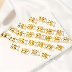 100PCS Hollow Metal Hair Ring Braiding Hair Accessories For Curly Hair