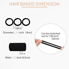 20pcs Hair Ties for Women Girls Men Soft Seamless Hair Bands No Damage