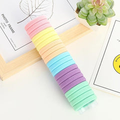 20pcs Hair Ties for Women Girls Men Soft Seamless Hair Bands No Damage