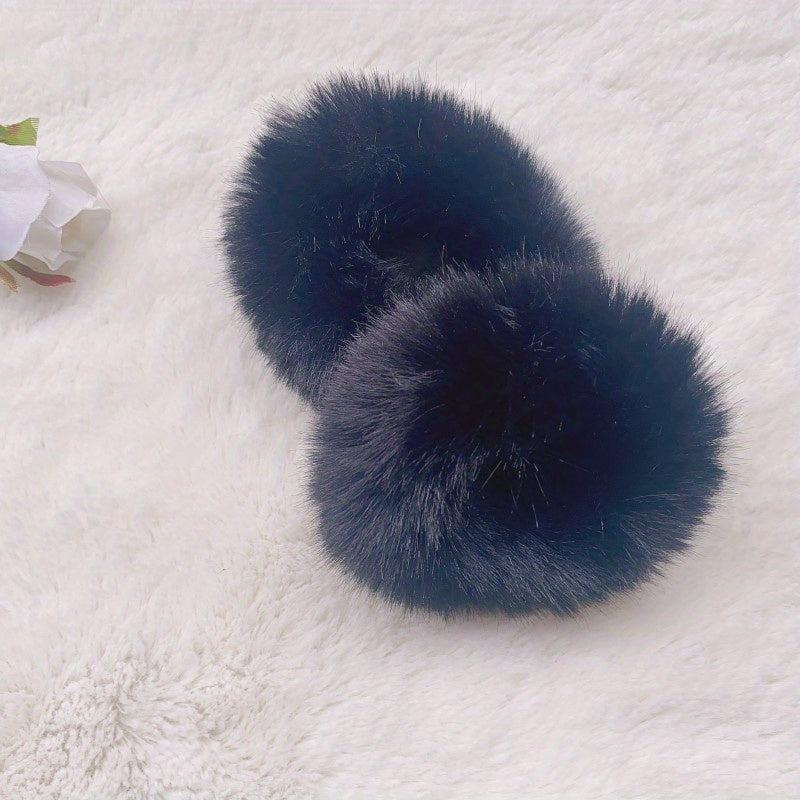 Plush Hair Tie Elastic Thick Velvet Hair Rope Ponytail Hair Accessories