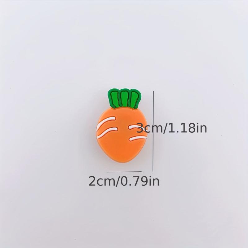 12pcs Cartoon Fruit Shoe Charms Resin Shoe Buckle Clogs DIY Accessories