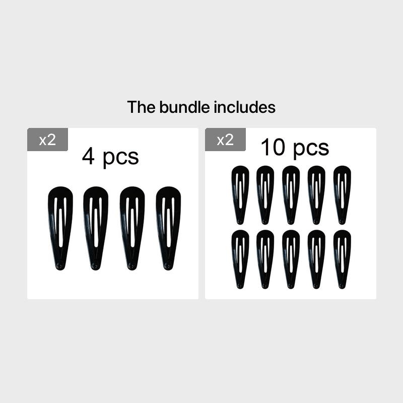 Hair Clips No Slip Metal Snap Clip Hair Accessories For Beach Daily