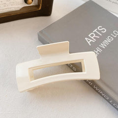 Large Rectangle Hair Claw Strong Hold Grip Hair Jaw Clip For Thick Hair