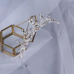Crystal Bridal Princess Crown Wedding Tiara Rhinestone Hair Band