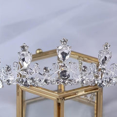 Crystal Bridal Princess Crown Wedding Tiara Rhinestone Hair Band