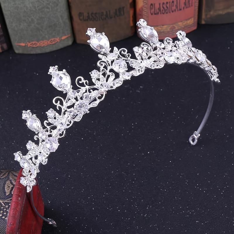 Crystal Bridal Princess Crown Wedding Tiara Rhinestone Hair Band