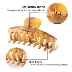 12 Pcs Matte Nonslip Large Hair Claw Clips Strong Hold Hair Clips