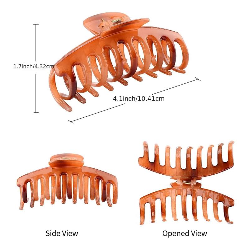 12 Pcs Matte Nonslip Large Hair Claw Clips Strong Hold Hair Clips