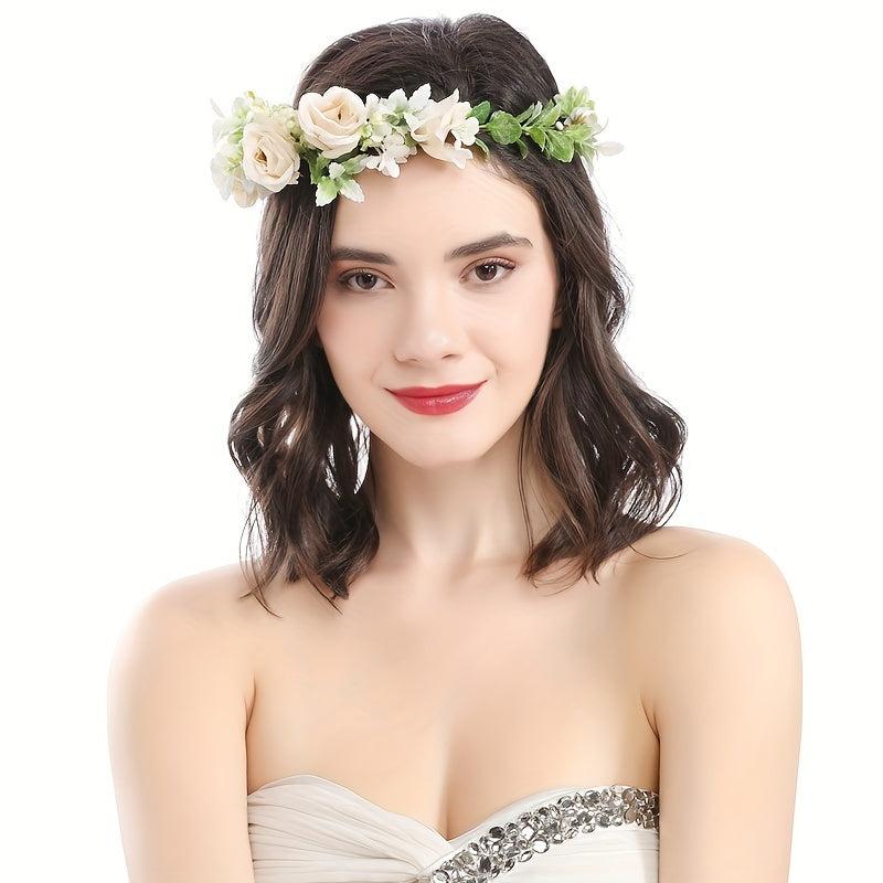Pastoral Style Flower Headband Summer Hair Band Women's Hair Accessories
