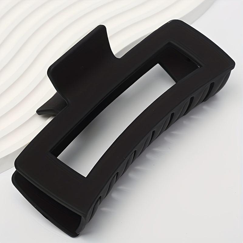 Large Shark Claw Rectangle Hair Claw Matte Hair Clip