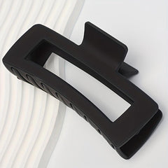 Large Shark Claw Rectangle Hair Claw Matte Hair Clip