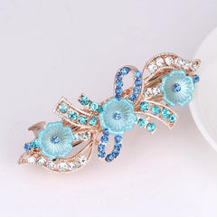 Pearl Rhinestone Bow Hair Clip Hairpin Hair Accessories