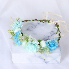 Simulation Flower Garland Bridal Headdress For Wedding