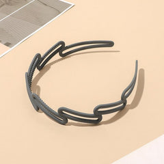 Frosted Oblique Square Headband Women's Hairband Hair Accessories