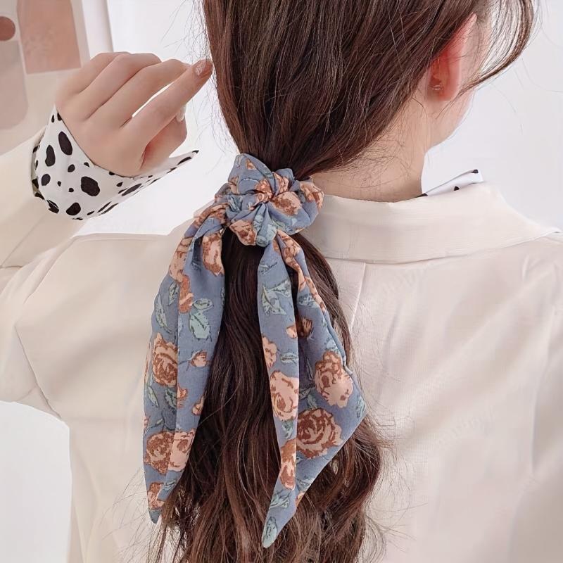 Retro Floral Hairband Head Scarf Hair Accessories