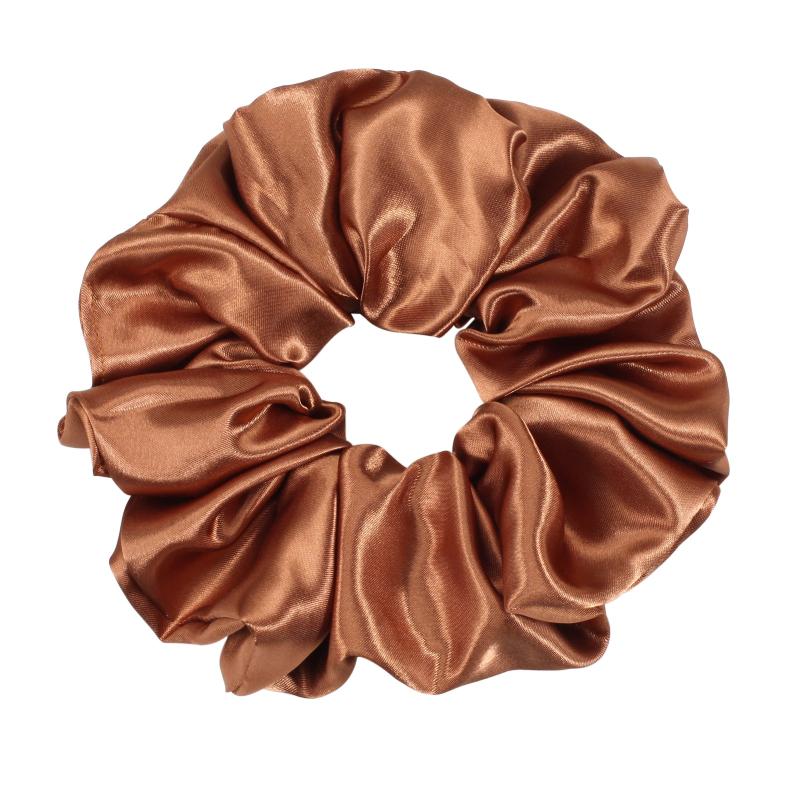Oversize Stain Hair Scrunchie for Women Girls Sleep Soft Silk Scrunchies