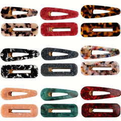 2pcs Graphic Hair Clip Minimalist Snap Clip Vintage Headwear