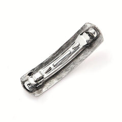 Turquoise Hair Clip Silvery Barrette Western Style Hair Accessories