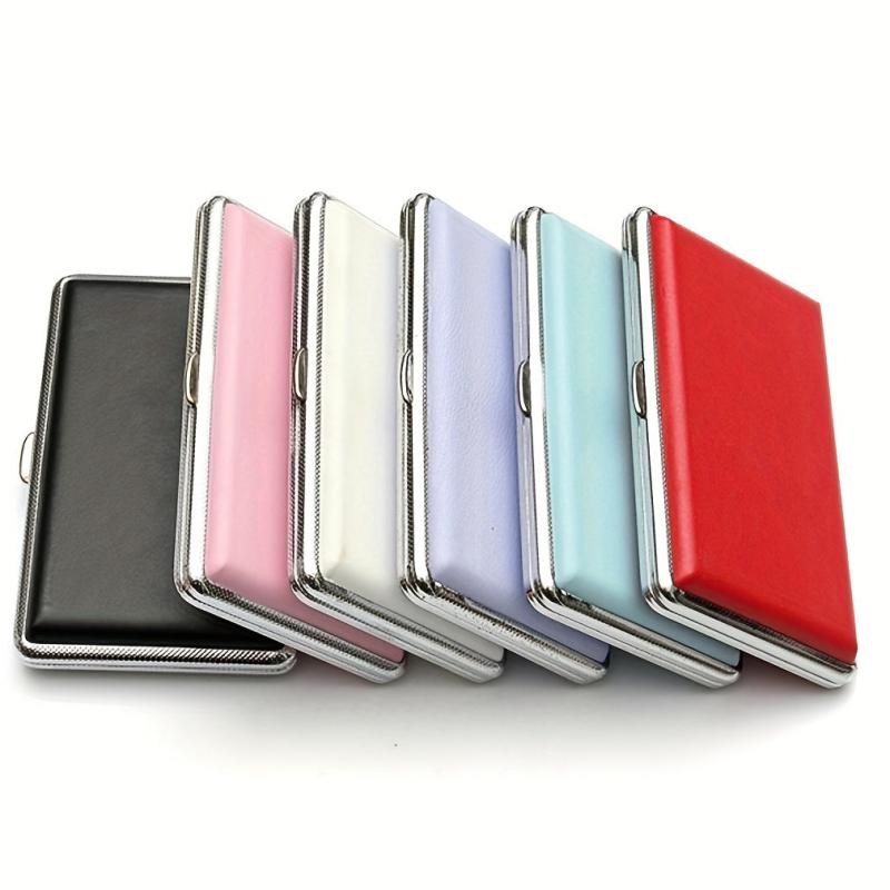 Women's Multicolor Cigarette Case Holds 14pcs - Convenient Cigarette Box